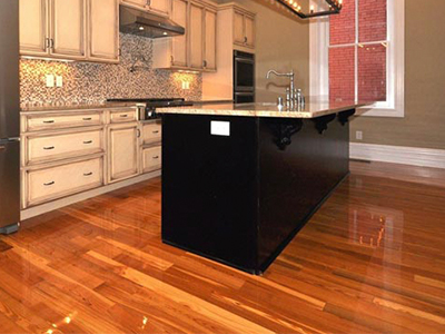 Refinished Hardwood Floors Kitchen